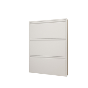 Modern Style Steel Panel <b>Shoe</b> Cabinet for Home Entryway Living Room Furniture <b>Space</b>-<b>Saving</b> <b>Storage</b> Shelves for Exterior - Product Image 2
