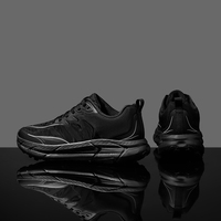 Chaussures de sport pour hommes de haute qualité pour l'été, le printemps et l'automne, avec empeigne en mesh respirant et amorti des chocs, pour la course à pied.