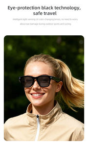 แว่นตาอัจฉริยะ HH502 พร้อมกล้อง ฟังก์ชั่นแปลภาษาด้วย AI บันทึกเสียงและวิดีโอ เชื่อมต่อ WIFI - Product Image 5