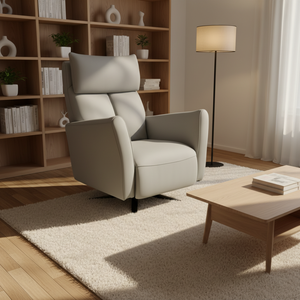 <span class=keywords><strong>Sillón</strong></span> Reclinable Eléctrico de Doble <span class=keywords><strong>Motor</strong></span> para Hogar Inteligente, de Cuero Genuino, para Oficina y Hogar, Incluye Cuero Genuino - Product Image 4