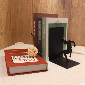 Modern Custom Asymmetrical Football Design Metal <b>Bookend</b> Home Art Decoration Custom Color Size Customized Packing for Home - Product Image 6