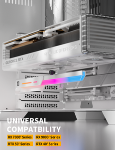 <span class=keywords><strong>Support</strong></span> universel pour <span class=keywords><strong>carte</strong></span> <span class=keywords><strong>graphique</strong></span> GL7 en alliage de zinc, anti-affaissement - Product Image 2