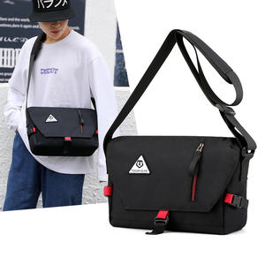 Bolso bandolera negro para hombre, bolso de hombro de tela Oxford impermeable para viajes de negocios, almacenamiento de ordenador portátil, verano 2020 - Product Image 4