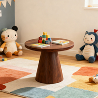Table basse ronde de luxe nordique, moderne et durable, pour salon