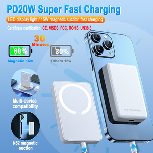 Chargeurs <span class=keywords><strong>sans</strong></span> <span class=keywords><strong>fil</strong></span> magnétiques à charge rapide pour iPhone, Powerbank simple 10000mah 5000mah, <span class=keywords><strong>chargeur</strong></span> <span class=keywords><strong>portable</strong></span> - Product Image 5