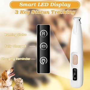 เครื่องตัดขนเท้าสัตว์เลี้ยงแบบกันน้ำ สำหรับสุนัขและแมว พร้อมไฟ LED - Product Image 4