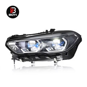 Faro Delantero X5 G05 para BMW 19+, Conjunto de Faros Delanteros G05 Modificados de Alta Gama con Lente <span class=keywords><strong>Azul</strong></span>, Luces LED de Circulación Diurna, Faros Láser - Product Image 4