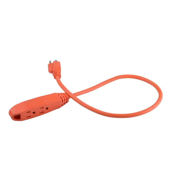 Yonghua Customized 3-outlet Extension Cord Electrical Connectors Power Strip