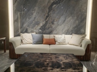 Canapé modulaire de luxe en cuir de vachette pleine fleur, design moderne, fabriqué à Foshan, idéal pour les appartements et les villas.