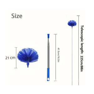Plumero de Chenilla Extensible y Reutilizable con Mango Largo para Limpiar Ventiladores de Techo, Lámparas de Araña, Persianas de Techo Alto y Muebles - Product Image 6