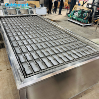 Machine à fabriquer des blocs de glace industrielle entièrement automatisée à haute productivité Coldsmart 10T, moteur, pompe, 380V/220V, supermarché