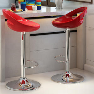 Chaise pivotante à dossier haut réglable de style <span class=keywords><strong>scandinave</strong></span> moderne <span class=keywords><strong>Tabouret</strong></span> de <span class=keywords><strong>bar</strong></span> à panneaux en bois pour le salon ou la caisse - Product Image 1