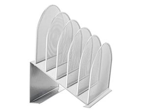 Office Classroom Desktop Organization 8 Section Vertical <b>File</b> Folder Holder Mail Sorter Stand up Metal Rack Desk <b>File</b> <b>Organizer</b> - Product Image 2