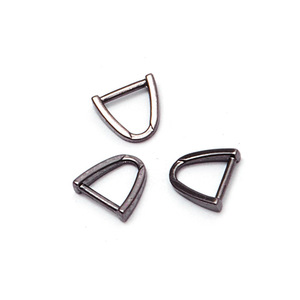 Die-Cast High D Buckle 2.5 Point Metal Zinc Alloy Chrome Plated For <b>Car</b> Keychain Accessories Home Use - Product Image 3