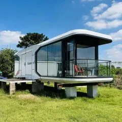 Guose Space Capsule Home Tiny House Space Capsule avec chambre à coucher, Knockdown Solar Capsule House - Product Image 2
