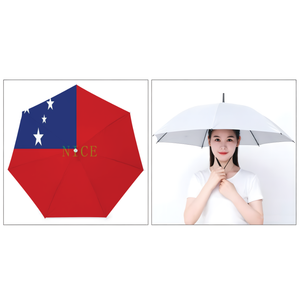 Chapeau parapluie personnalisé à thème drapeau national de Guam en gel argenté, parapluie de tête portable pour les voyages en extérieur et les scénarios de travail sur le terrain - Product Image 4