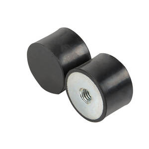 Amortisseur de chocs en caoutchouc de type 01, à tête unique, avec filetage interne, tampon anti-collision, isolateur de vibrations pour machine - Product Image 2