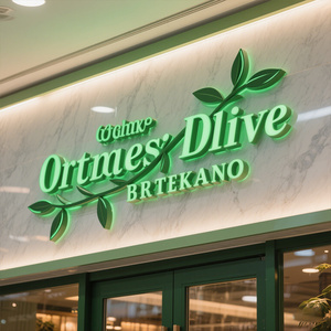 Tablero de sándwich de publicidad eléctrica, letrero de letras 3D, letrero de luz Led de pared exterior en tablero de acrílico para tienda de salón - Product Image 3