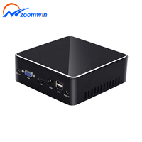 ZOOMWIN Nuevo Mini PC J4125 de Cuatro Núcleos, LAN 1000M, 6 Puertos USB, RAM DDR4, Almacenamiento MSATA, Pantalla HD 4K, Micro PC Portátil, Computadora Económica