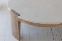 Table basse en bois de chêne de style industriel antique, table basse japonaise, table basse carrée, ensemble de tables basses