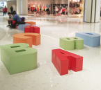 เก้าอี้ Y028มีตัวอักษรเดี่ยวแบบมีตัวอักษรเก้าอี้พักผ่อนกลางแจ้งเฟอร์นิเจอร์ห้องสมุดห้างสรรพสินค้า - Product Image 5