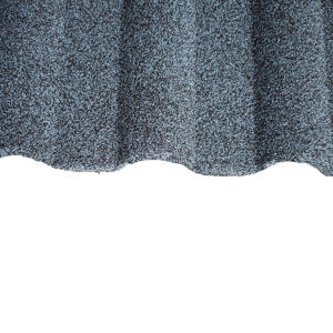 Klassische Metalldach platten-Stein beschichtetes, feuerfestes Holzkohle quadrat 16 "x 48" wind dicht für Schulen und Werkstätten - Product Image 3