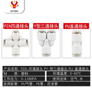 Yxqd Pneumatic Quick Connector 04 06 08 10 12 14 16mm Air Hose Fitting For Industrial Use - Product Image 5