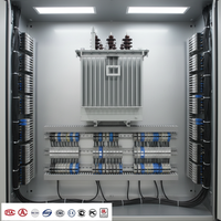 Transformateur de distribution triphasé immergé dans l'huile S11-M-50kVA 10kV vers 400V 50/60Hz à bobinage en couches