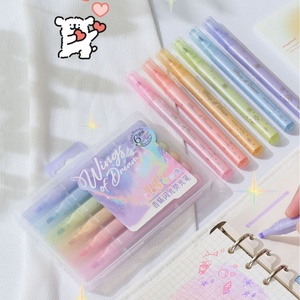 Resaltador de flash perfumado Juego de caja de protección suave y ocular Oficina Especial Resaltado Marcado Planificador Flash Pen - Product Image 3