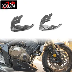 XXUN Motorcycle Accessories Lower Bellypan Engine Fairing Cover Frame Guard for Honda CB650R CB650FE 2019 2020 CB650F 2014-2021
