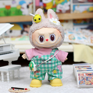 Ensemble de vêtements pour poupée Labubu en vinyle souple, style macaron d'été, pour les générations 1 et 3, unisexe, enfants de 5 à 7 ans - Product Image 1