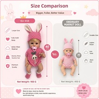 Muñeca Bebé Reborn de 18 Pulgadas con Tono de Piel Realista, Muñeca de Simulación de Recién Nacido, Juguete para Niños
