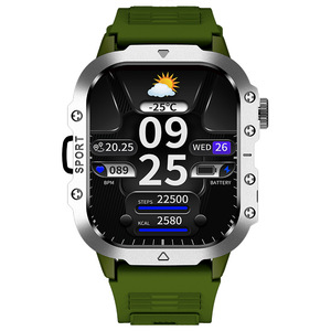 Mới H11 thời trang 2.01 inch TFT <span class=keywords><strong>Android</strong></span> IOS máu Oxy Heart Rate Giám sát Thể dục thể thao Đèn pin <span class=keywords><strong>smartwatch</strong></span> cho nam giới - Product Image 5