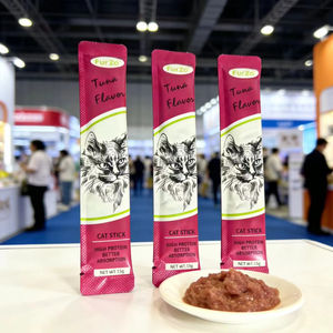 FurZo Cibo <span class=keywords><strong>Umido</strong></span> per Gatti all'Ingrosso, Salsa di Tonno ad Alto Contenuto Proteico, Snack per la Salute Gastrointestinale 15g - Product Image 1