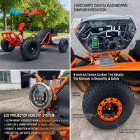 Kart Eléctrico Profesional de 1000W para Adultos, con Capacidad de Escalada de 47 Grados, 48V 60V, Todoterreno, con Arranque por Botón, para Carreras en Resorts y Flotas