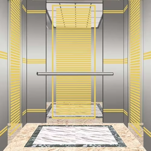 Ascenseur de bureau de luxe à design moderne, très vendu, machine de traction sans engrenage en acier inoxydable, entraînement AC, capacité de 1600 kg - Product Image 1
