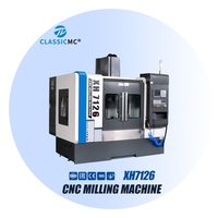 Tour CNC à outils motorisés de haute précision, tour CNC avec sous-broche et axe Y XH7126
