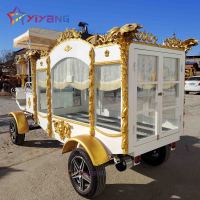 Carruaje funerario de caballos blancos modernos a la venta Transporte especial único