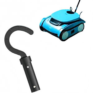 Negro, accesorios de piscina de plástico ganchos parte se conecta a postes telescópicos, ganchos para limpiador de piscina inalámbrico Robogt - Product Image 2