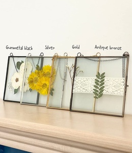 Tùy Chỉnh Kích Thước Hai Mặt Kính Nhôm Brass DIY Cổ Điển Tác Phẩm Nghệ Thuật Hiển Thị Khung Kim Loại Tường Treo Hình Ảnh Khung - Product Image 6