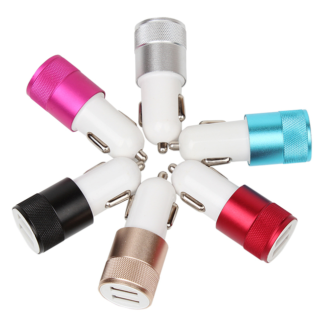 Cheap Price 5V 2.1A Usb Car Charger Input 12V 24V Universal Car Charging 2 Port Charger for Mobile Phone