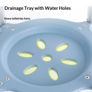 Taburete Giratorio para Baño con Diseño Antideslizante e Impermeable, Silla de Ducha de Altura Ajustable para Personas Mayores, Mujeres Embarazadas y Personas con Discapacidad - Product Image 5