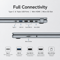 Ordinateur portable 15,6 pouces FHD IPS flambant neuf avec processeur Intel N5030, 8 Go de RAM, 256 Go de SSD, Windows 11, pour les entreprises et l'éducation, ODM OEM