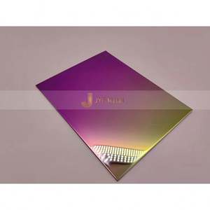 EX420 PVD Colored <b>Mirror</b> Stainless Steel <b>Sheet</b> Ceiling Wall Decorative Panel Hotel Project Interior - Product Image 2