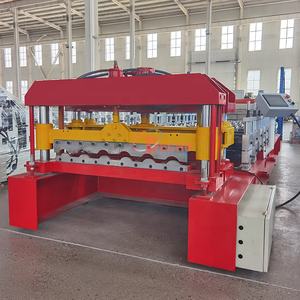 Çatı profili için oluklu soğuk sırlı duvar paneli kiremit rulo şekillendirme makinesi - Product Image 3