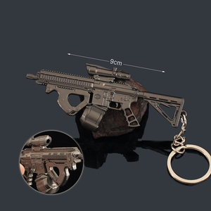 Colgante Metálico Miniatura de Aleación PLAS: Subfusil VSS, Rifle de Asalto FH416, Lanzagranadas 7cm - Accesorios para Bolsos - Product Image 3