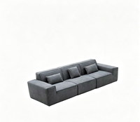 Canapé modulaire moderne en mousse compressée haute densité, canapé sectionnel pour salon, chambre à coucher, emballé sous vide, montage facile