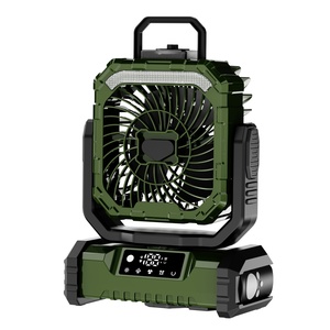 Ventilateur portable de camping à refroidissement rapide 20000mAh avec lumière LED, ventilateur à brumisation d'eau USB, mini ventilateur rechargeable pour l'extérieur - Product Image 4