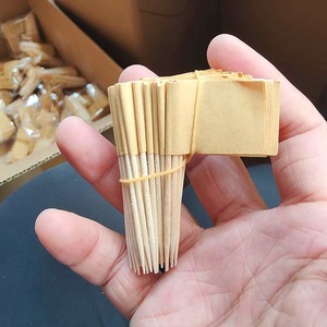 Banderitas para Palillos Blancas Puras, Paquete de 100, Decoración Festiva, para Frutas, Pasteles, <span class=keywords><strong>Hamburguesas</strong></span> y Cócteles - Product Image 4