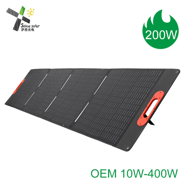 Most Selling 200w Portable Foldable Solar Panel for Portable Power Station and Camping